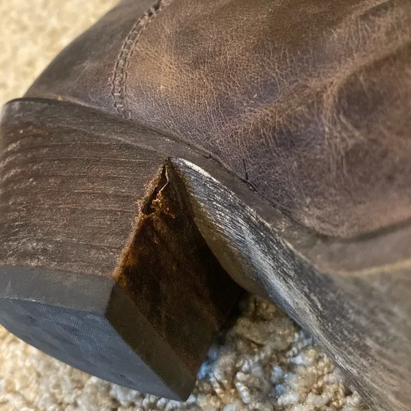 Durango Distressed Western Slouch Boots Size 8 - Picture 5 of 11